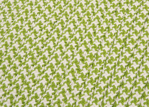 Colonial Mills Outdoor Houndstooth Tweed OT69 Lime Indoor/Outdoor Area Rug
