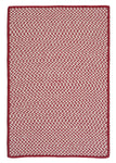 Colonial Mills Outdoor Houndstooth Tweed OT79 Sangria Indoor/Outdoor Area Rug