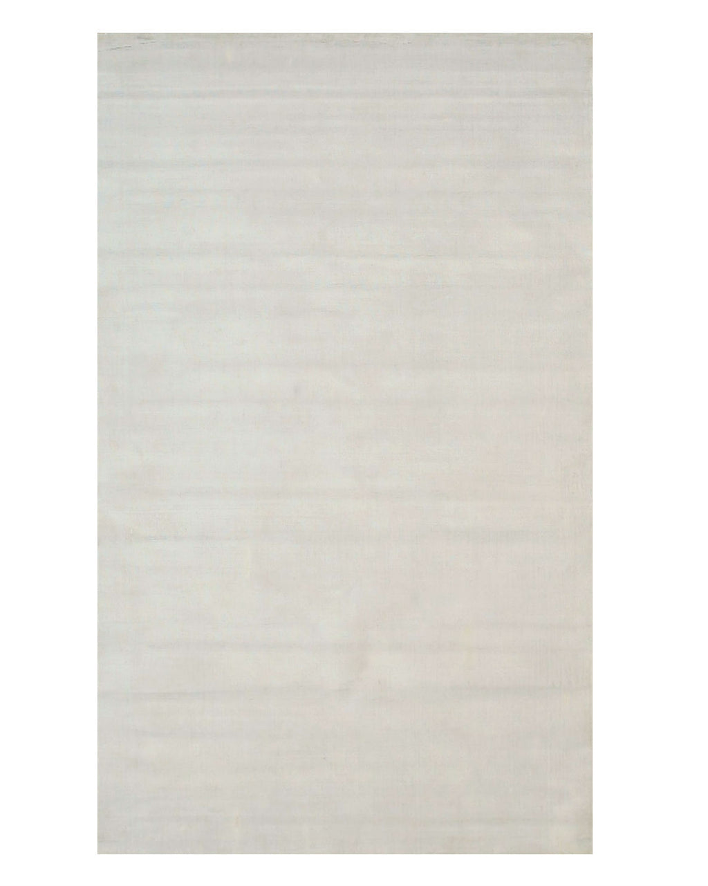 EORC Ivory Handmade Viscose Random-Cut Pile Rug