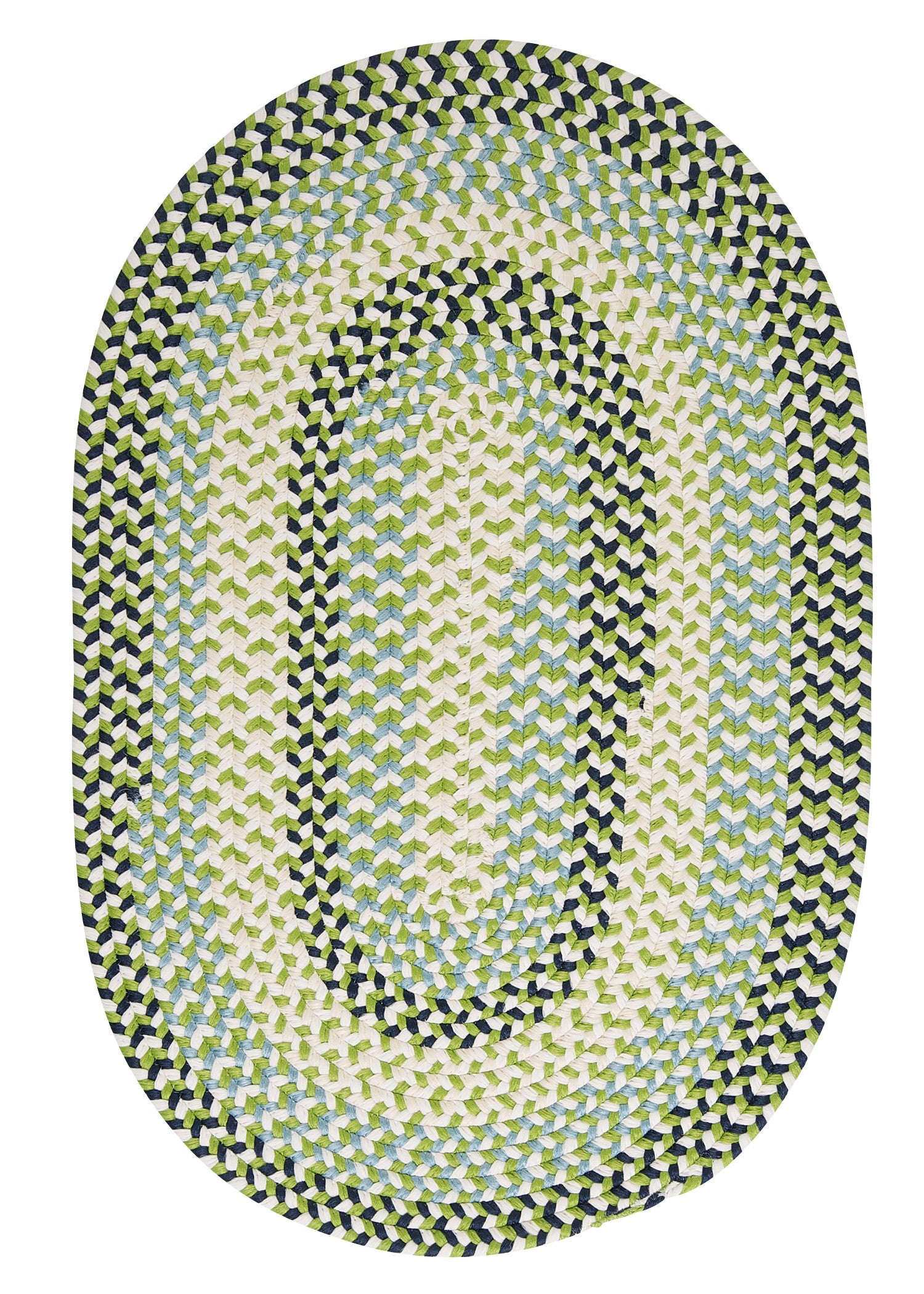 Colonial Mills Carousel OU59 Neon Navy Indoor/Outdoor Area Rug