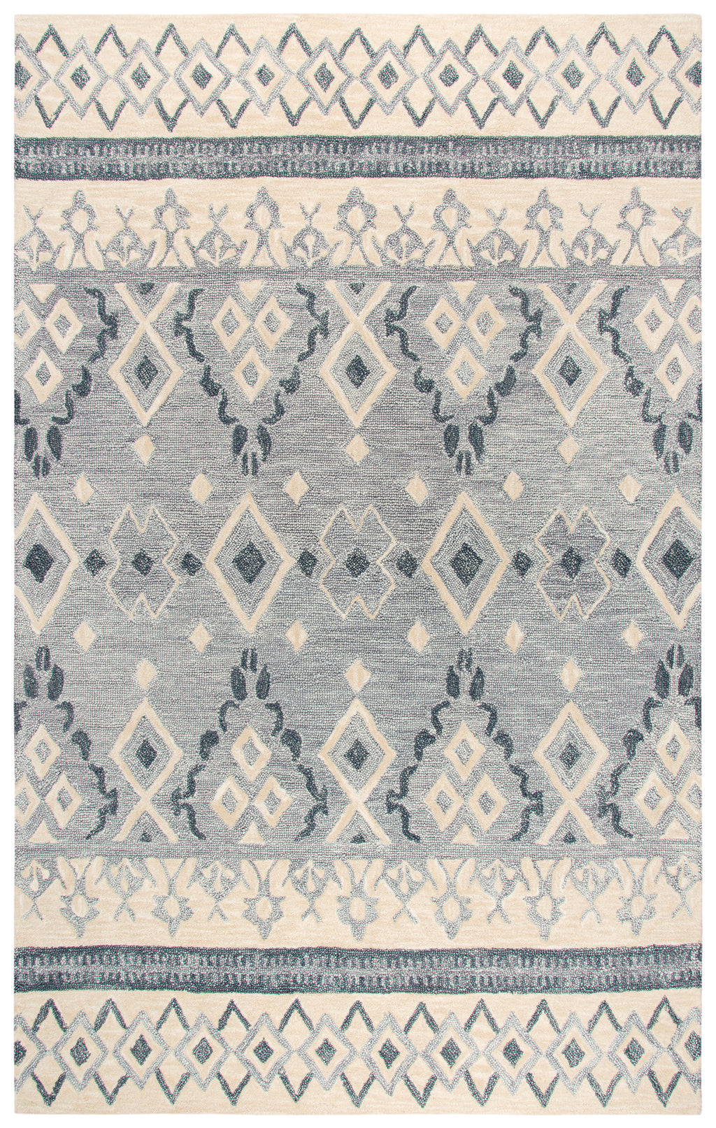 Rizzy Home Opulent OU935A Natural Tribal Motif Area Rug