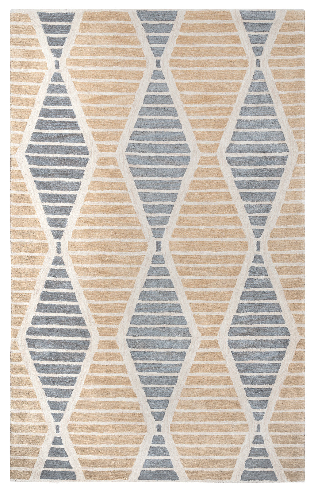 Rizzy Home Palmer PA9317 Beige Stripe Area Rug
