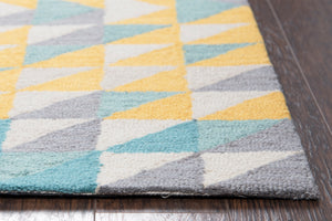 Rizzy Home Play Day PD589A Multi-Colored Triangle Geo Area Rug