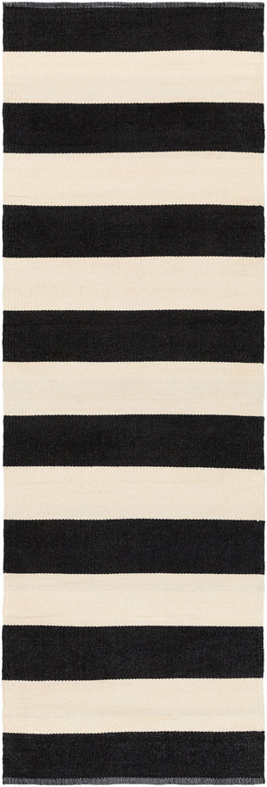 Surya Picnic PIC4005 Black/Neutral Outdoor Area Rug