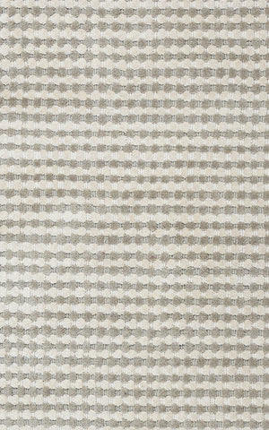 Rizzy Home Platoon PL1011 Gray Checker Area Rug