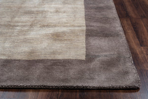 Rizzy Home Platoon PL2847 Tan Border Area Rug