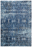 Rizzy Home Panache PN6964 Dark Blue Scroll Work Area Rug