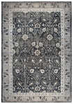 Rizzy Home Panache PN6966 Black Motif Distress Area Rug