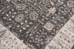 Rizzy Home Panache PN6975 Gray Motif Distress Area Rug
