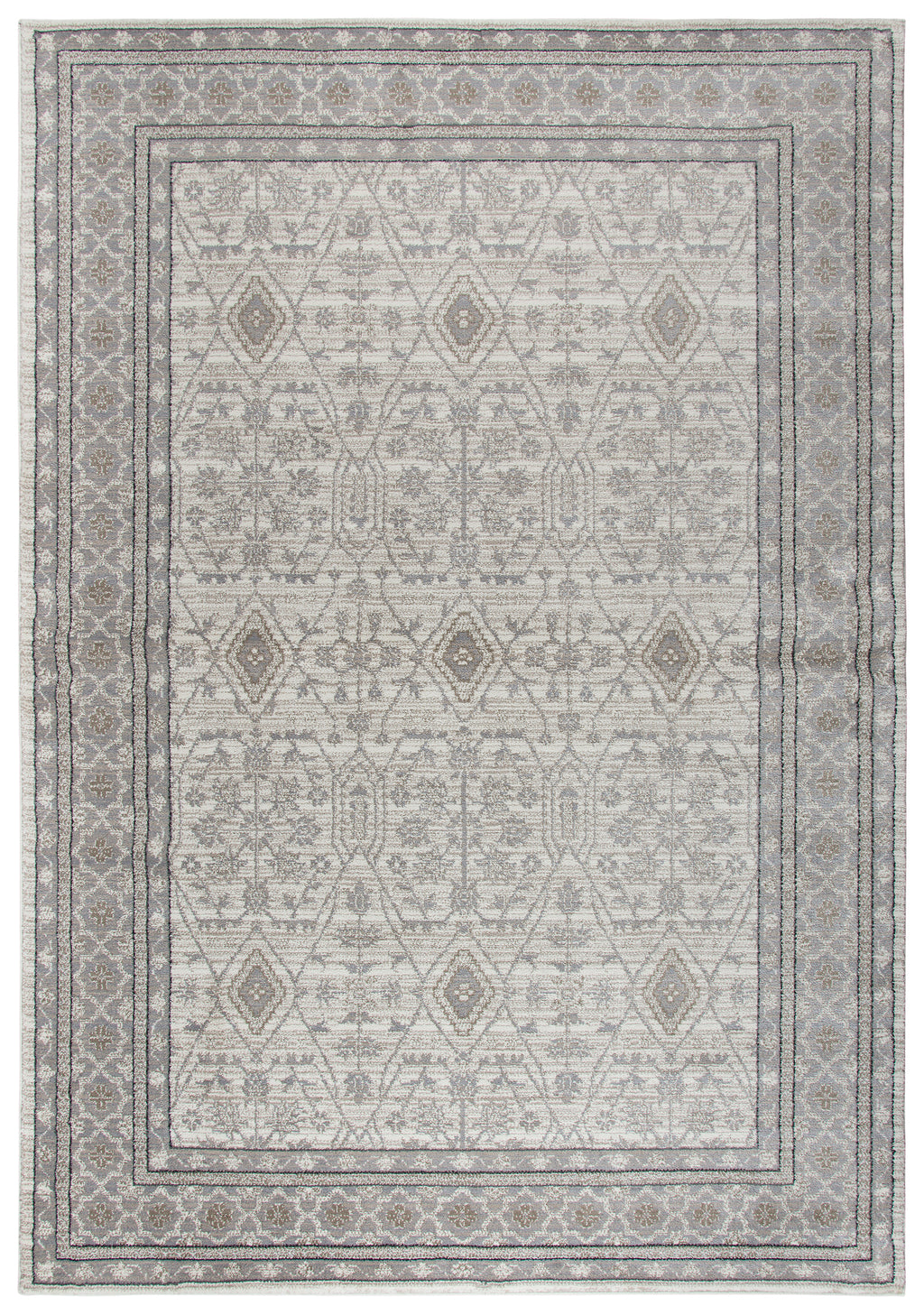 Rizzy Home Panache PN6976 Beige Motif Area Rug