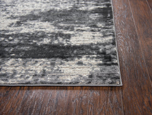 Rizzy Home Panache PN6990 Light Blue Abstack Area Rug