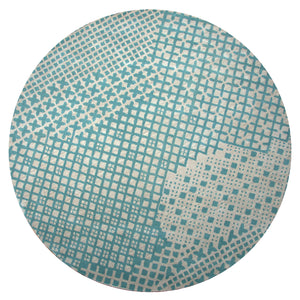 Rizzy Home Pandora PR2378 Teal Print Area Rug