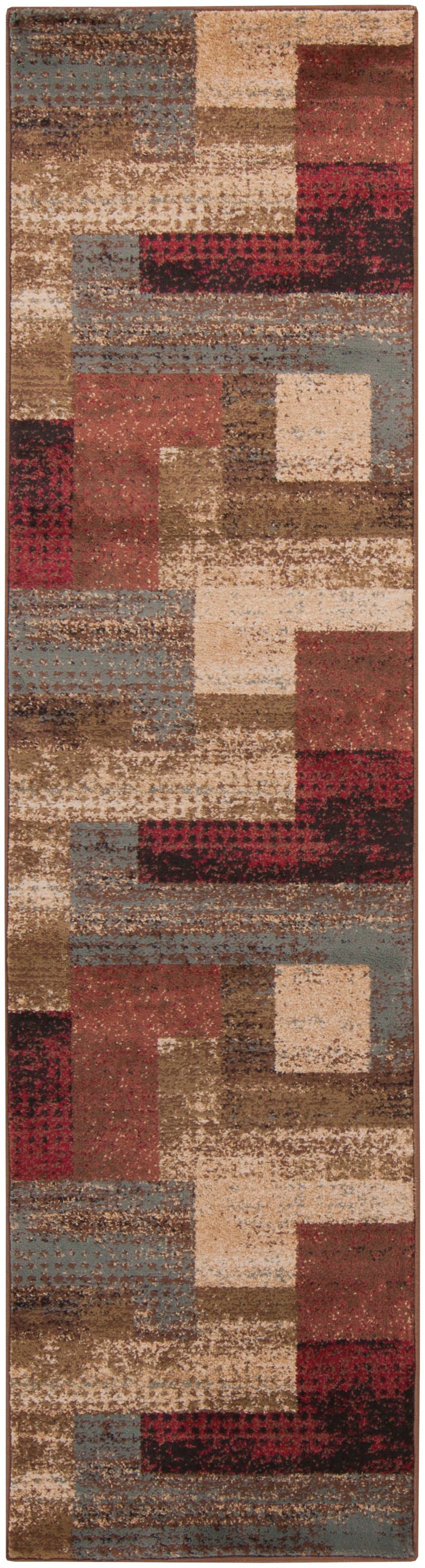 Surya Riley RLY5004 Red/Brown Contemporary Area Rug