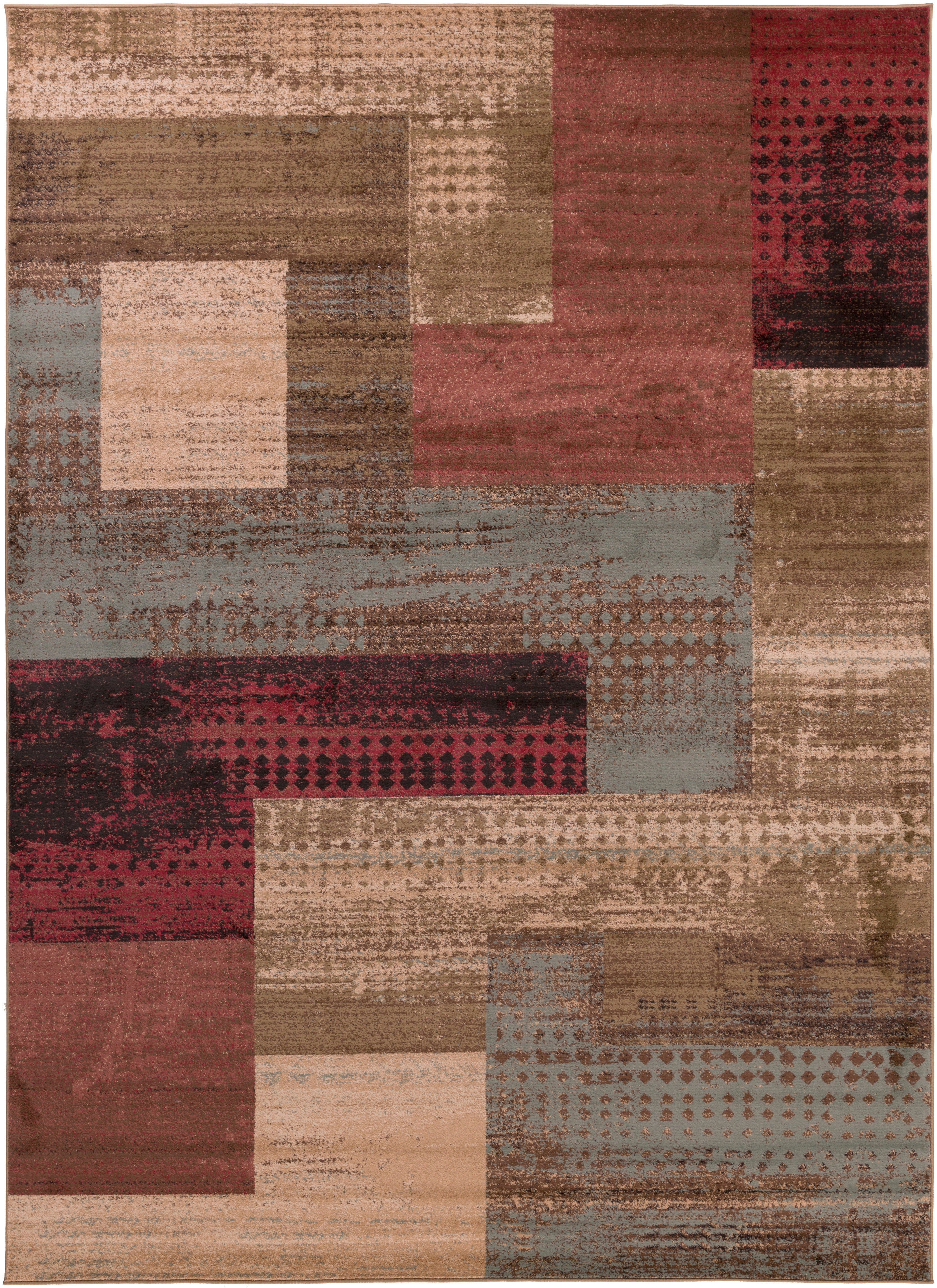 Surya Riley RLY5004 Red/Brown Contemporary Area Rug