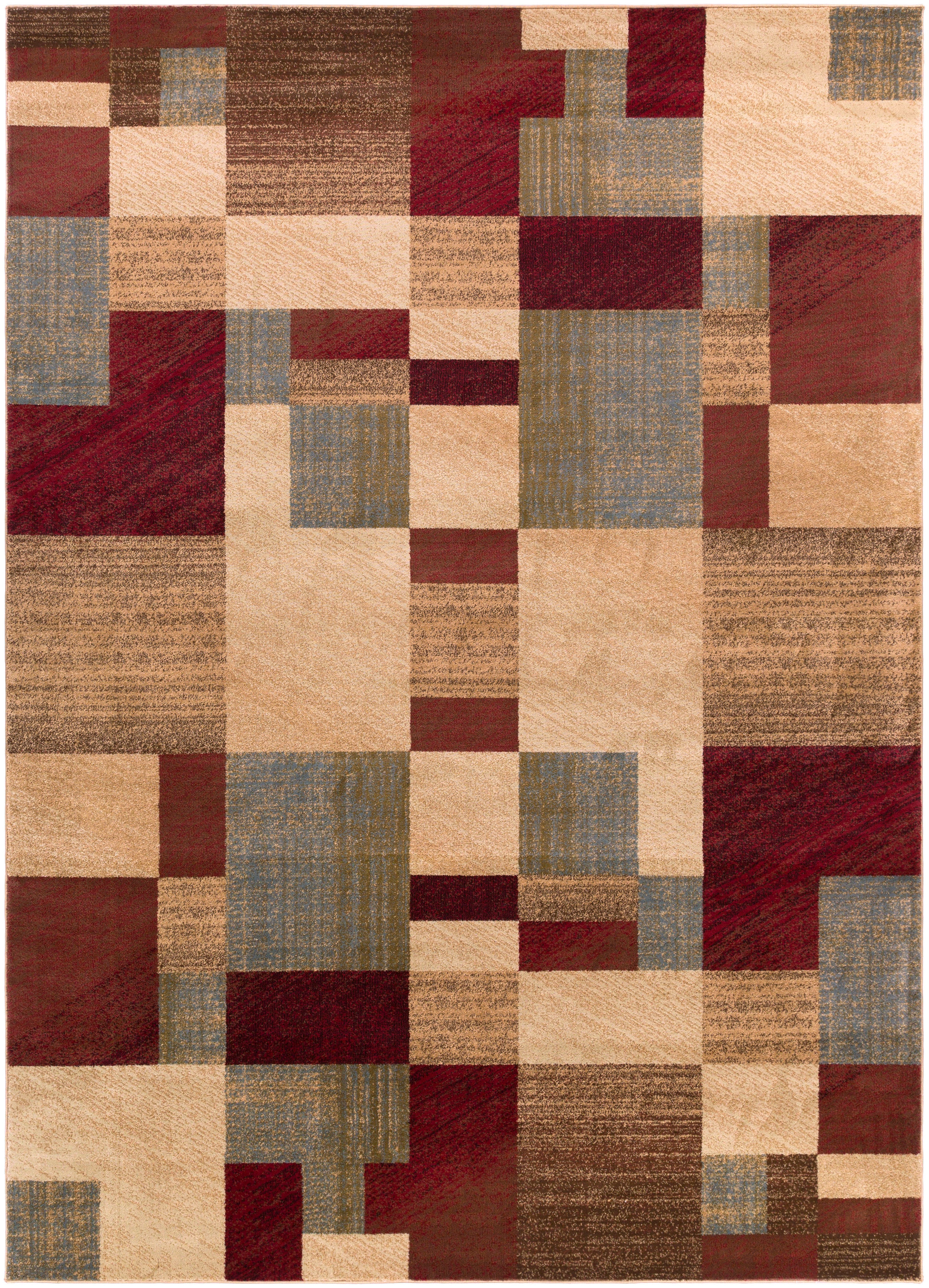 Surya Riley RLY5006 Red/Brown Contemporary Area Rug