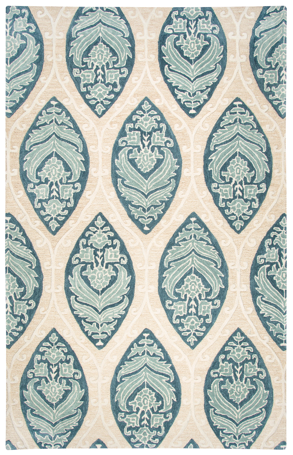 Rizzy Home Resonant RS773A Tan Medallion Area Rug
