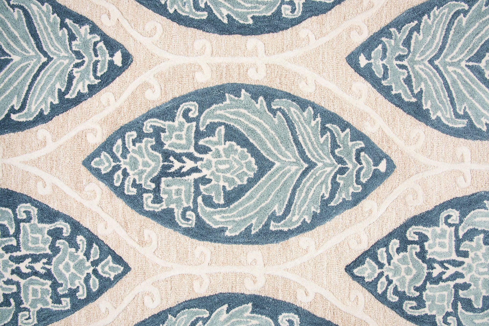 Rizzy Home Resonant RS773A Tan Medallion Area Rug