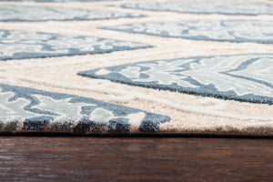 Rizzy Home Resonant RS773A Tan Medallion Area Rug