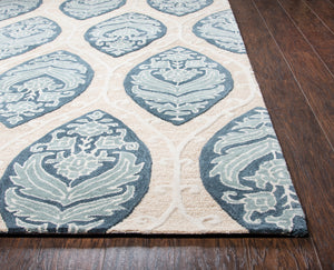 Rizzy Home Resonant RS773A Tan Medallion Area Rug