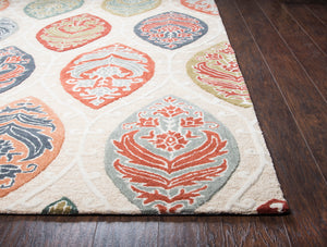 Rizzy Home Resonant RS774A Tan Medallion Area Rug