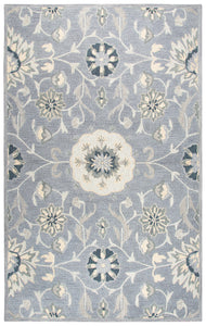 Rizzy Home Resonant RS915A Gray Floral Area Rug