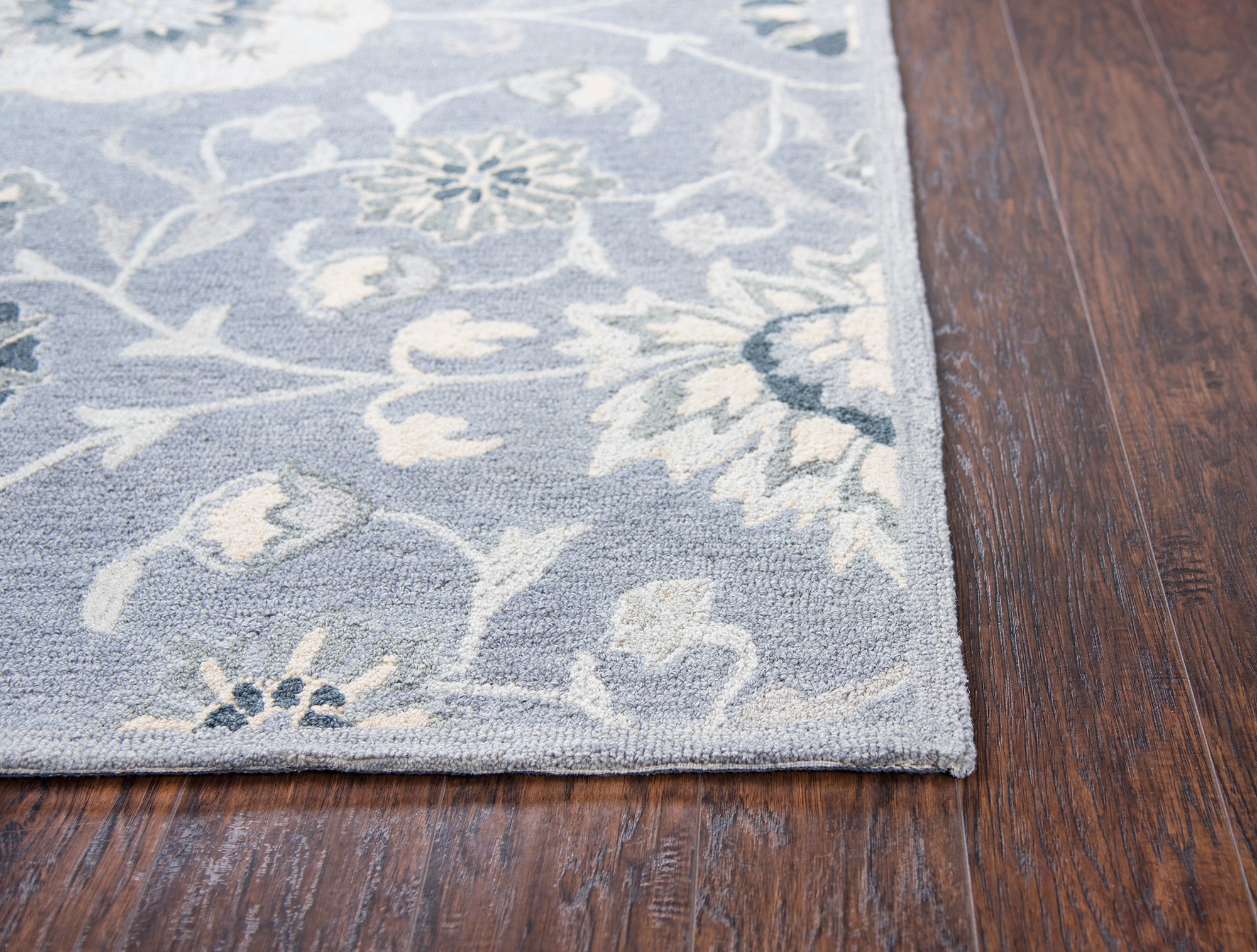 Rizzy Home Resonant RS915A Gray Floral Area Rug