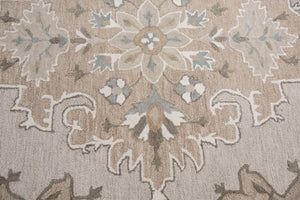 Rizzy Home Resonant RS931A Tan Central Medallion Area Rug