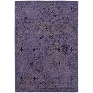 Oriental Weavers Revival Purple/Grey Oriental 8023M Area Rug
