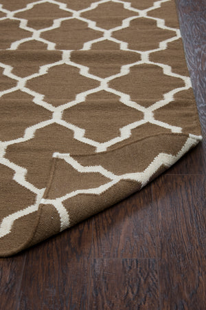Rizzy Home Swing SG2099 Brown Trellis Area Rug