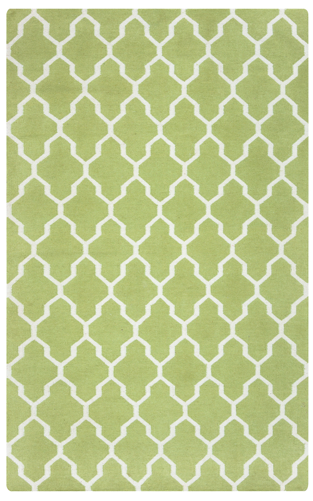 Rizzy Home Swing SG2100 Green Trellis Area Rug