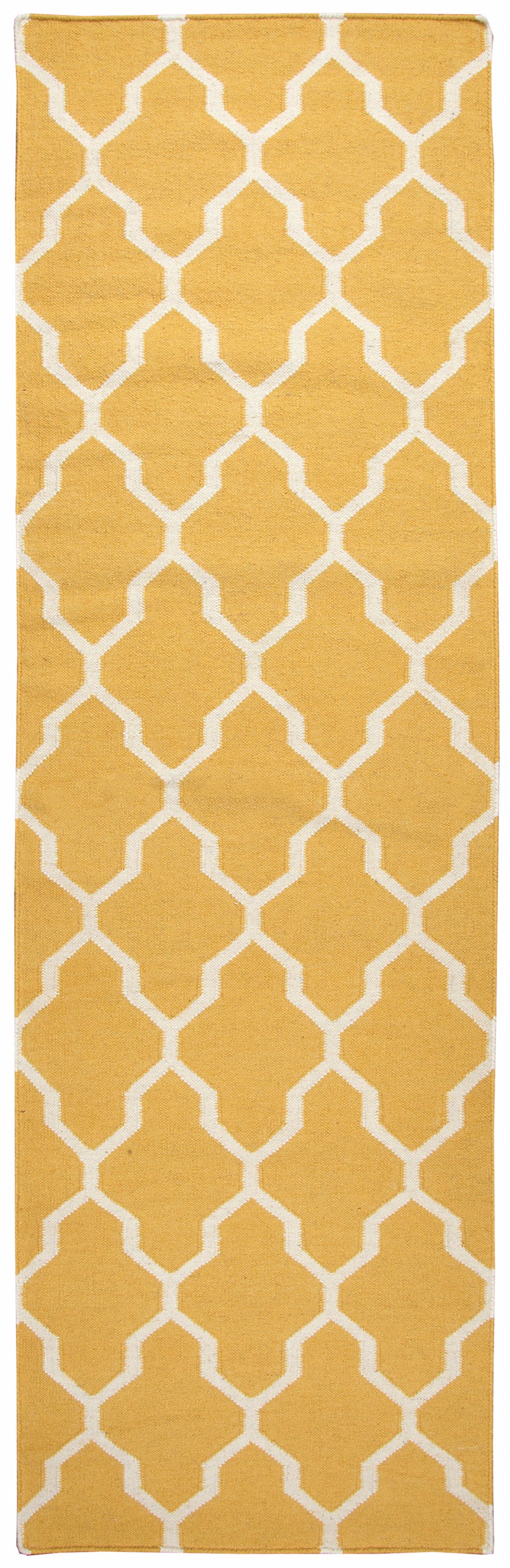 Rizzy Home Swing SG2417 Yellow/Gold Trellis Area Rug