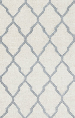 Rizzy Home Swing SG2963 Off White Trellis Area Rug