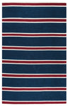 Rizzy Home Swing SG3044 Navy Stripes Area Rug