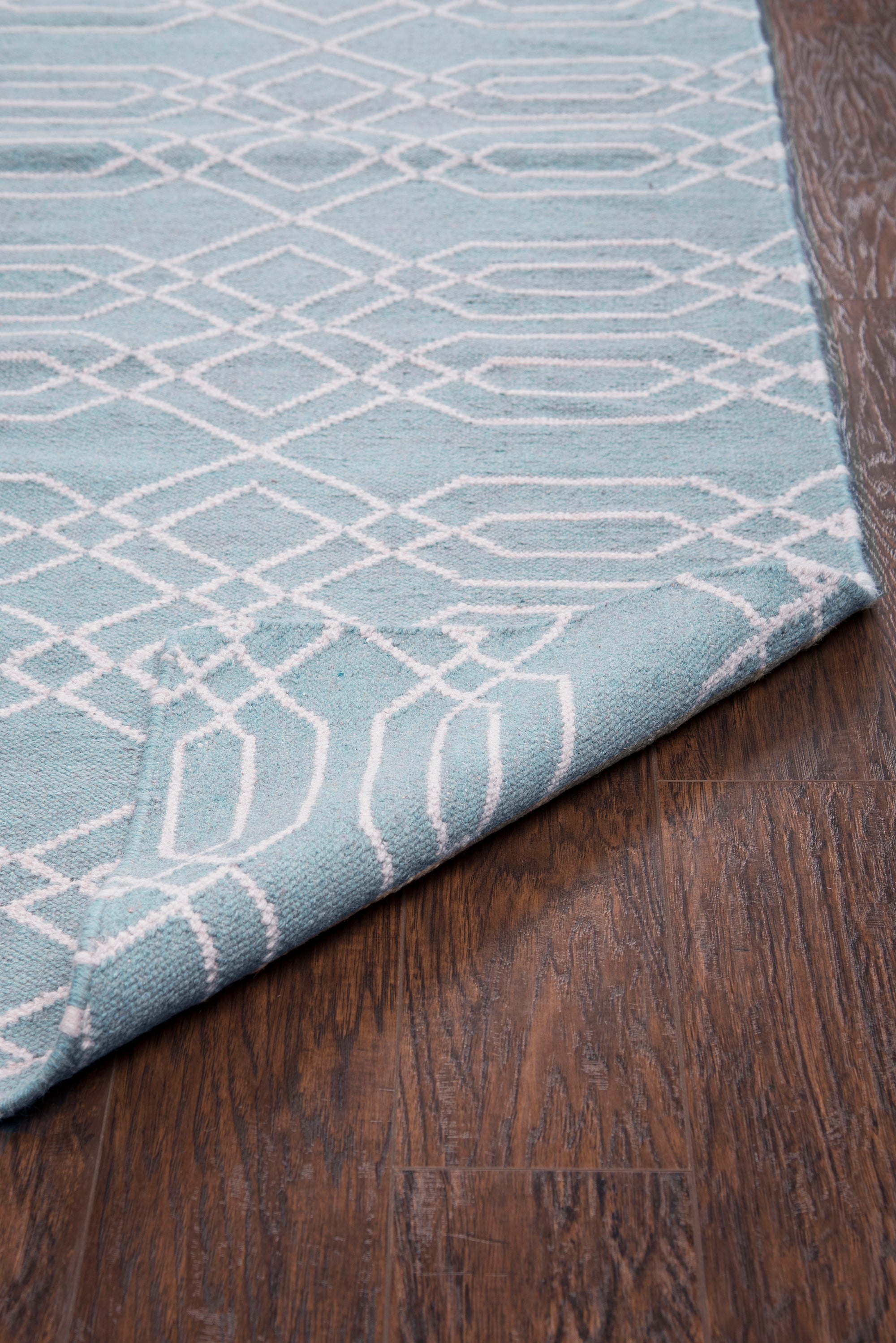 Rizzy Home Swing SG8159 Blue Trellis Area Rug