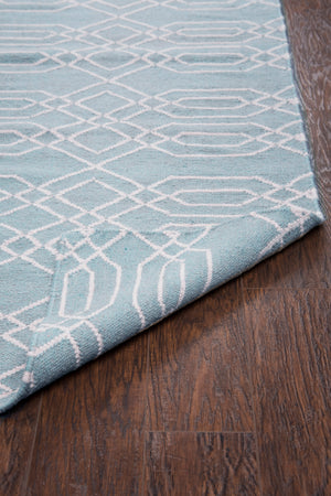 Rizzy Home Swing SG8159 Blue Trellis Area Rug