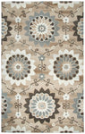 Rizzy Home Suffolk SK250A Beige Floral Area Rug
