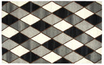 Rizzy Home Suffolk SK251A Gray Diamond Area Rug