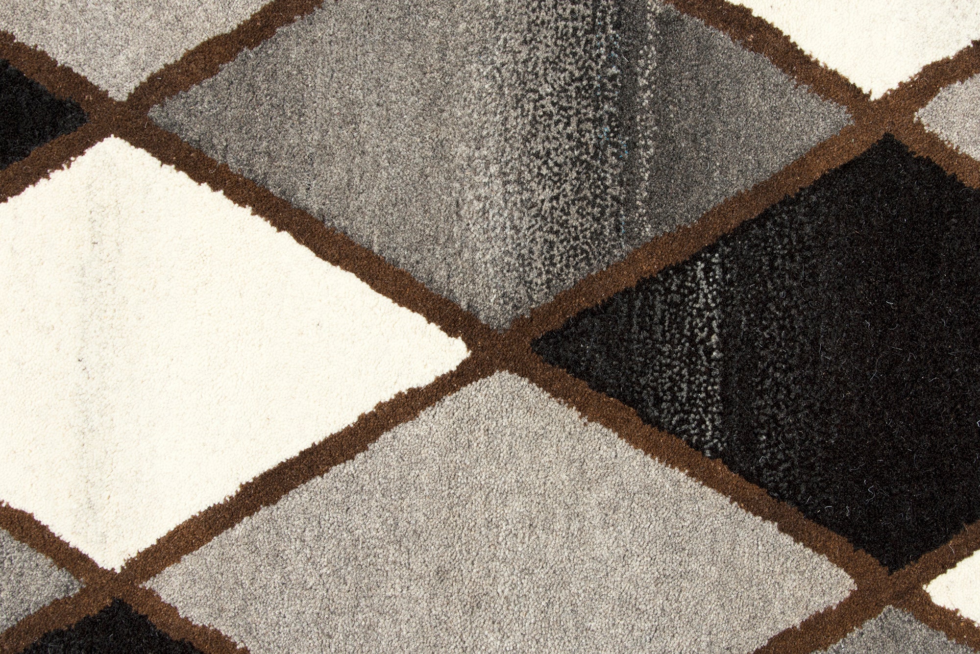 Rizzy Home Suffolk SK251A Gray Diamond Area Rug