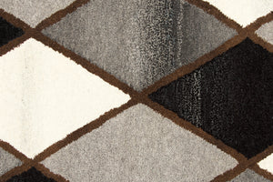 Rizzy Home Suffolk SK251A Gray Diamond Area Rug