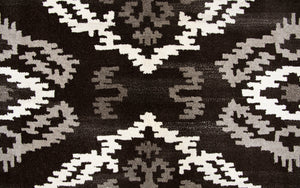 Rizzy Home Suffolk SK252A Black Medallion Ikat Area Rug