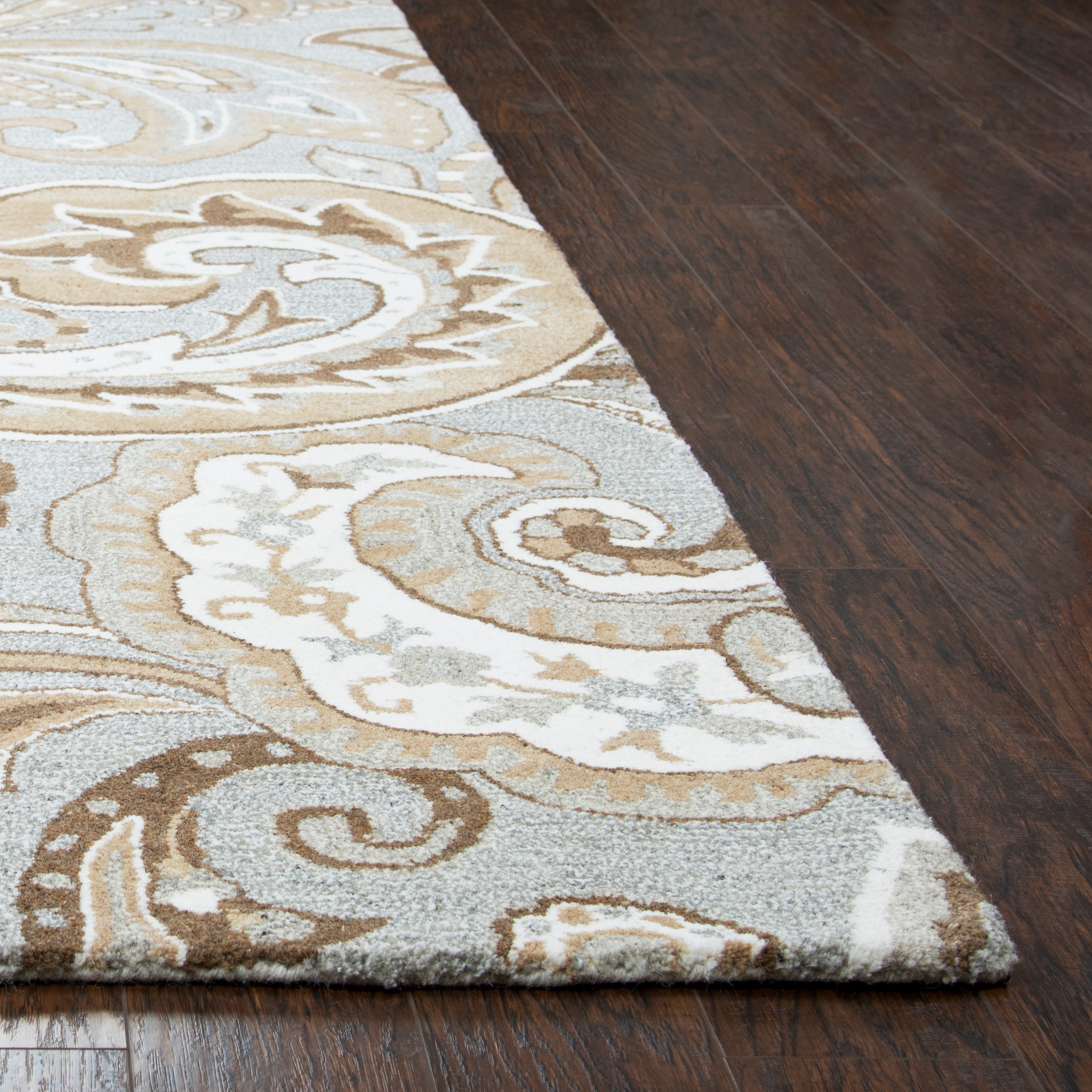 Rizzy Home Suffolk SK325A Gray Paisley Area Rug