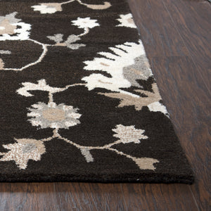 Rizzy Home Suffolk SK327A Brown Oriental/Floral Area Rug