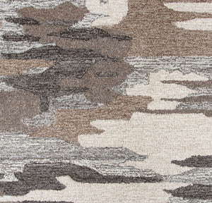 Rizzy Home Suffolk SK332A Brown Abstract Area Rug