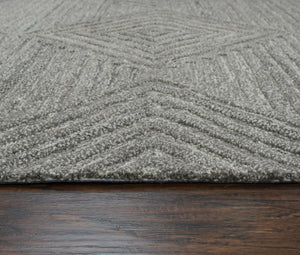 Rizzy Home Suffolk SK334A Gray Geometric/Solid Area Rug