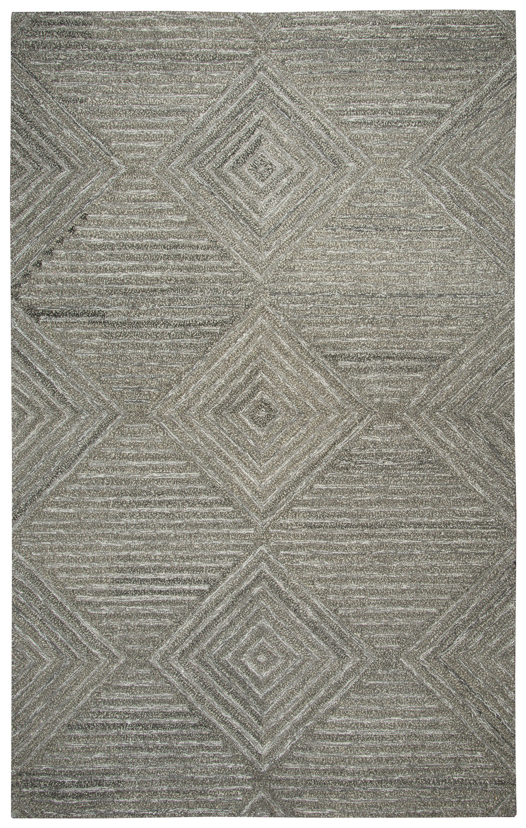 Rizzy Home Suffolk SK334A Gray Geometric/Solid Area Rug
