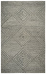 Rizzy Home Suffolk SK334A Gray Geometric/Solid Area Rug