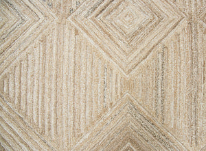 Rizzy Home Suffolk SK335A Tan Geometric/Solid Area Rug