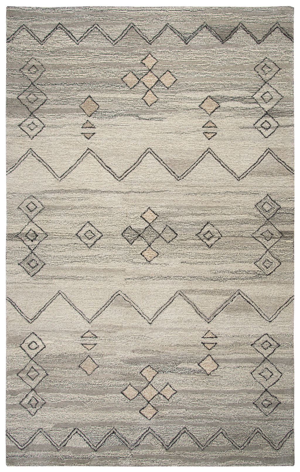 Rizzy Home Suffolk SK358A Gray Moroccan Area Rug