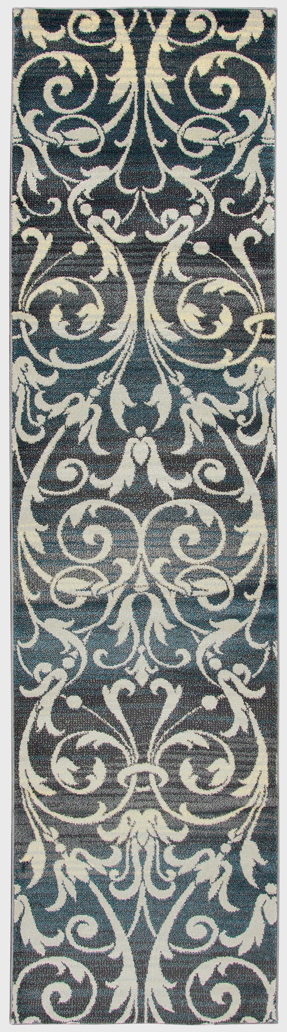 Rizzy Home Sorrento SO4322 Gray/Charcoal Trellis Area Rug