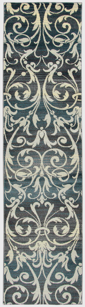 Rizzy Home Sorrento SO4322 Gray/Charcoal Trellis Area Rug